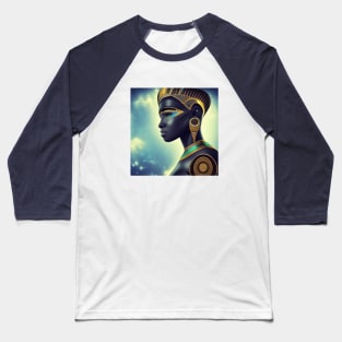 Black Cyborg Queen Baseball T-Shirt